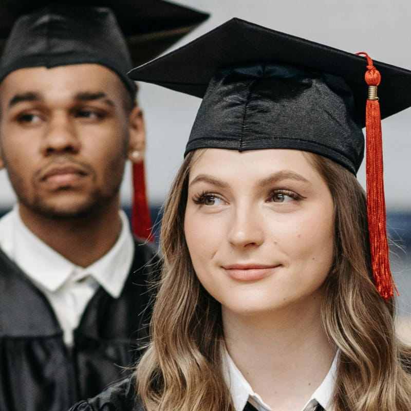Graduation day students
