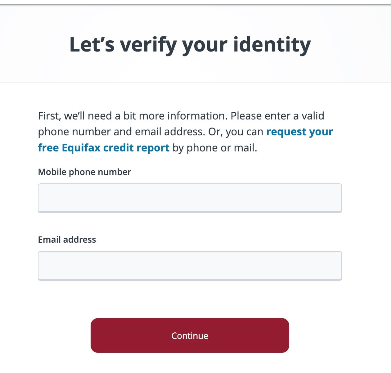 Image: Verify your identity